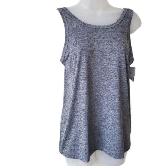 CHAMPION Womens Tank Top Small Cloud‎ Knit Heather Gray Fitness Athletic Workout - Picture 5 of 10
